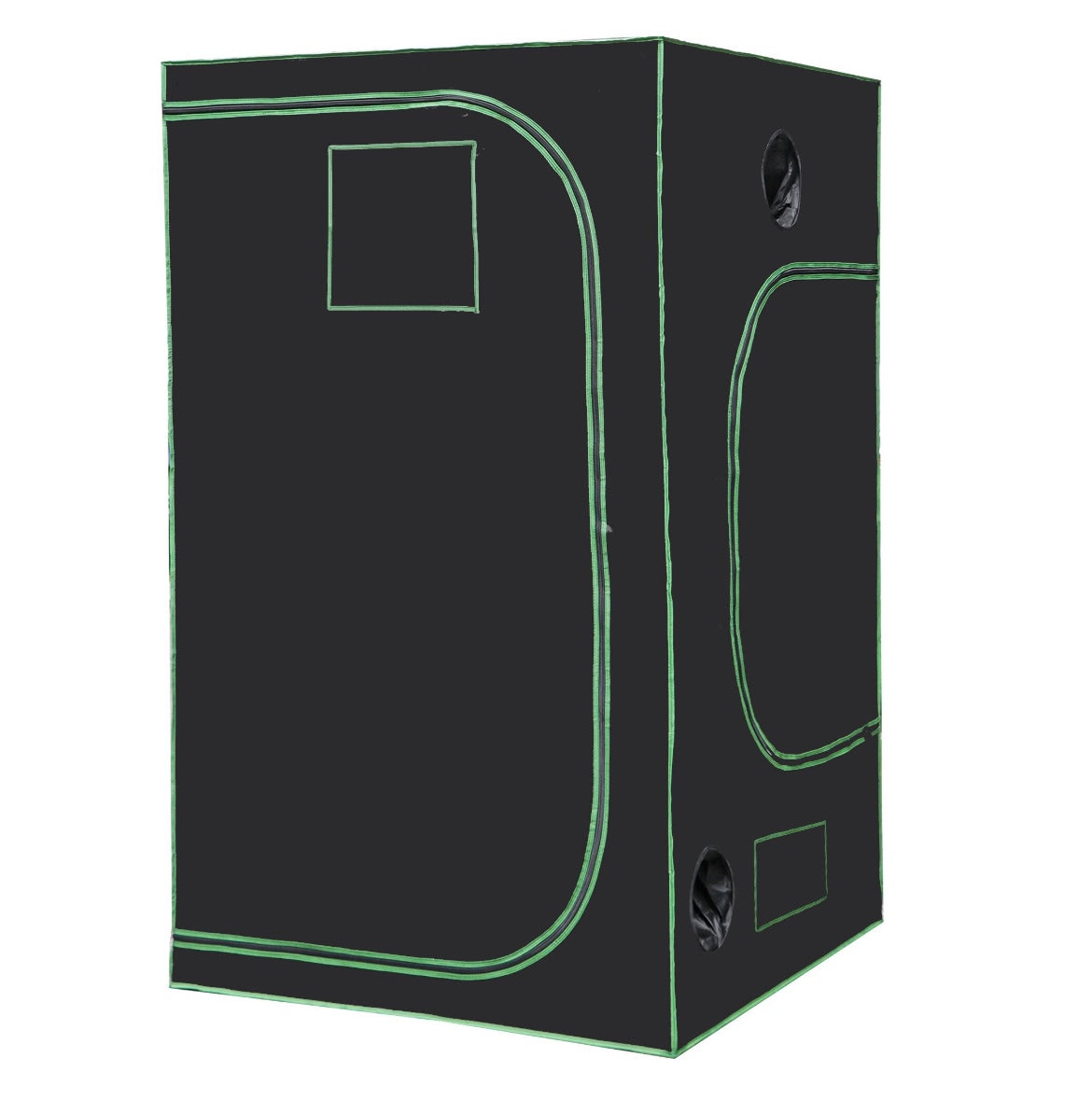 Quick Hydro Grow Tent 48”x48”x80” Hydroponic Oxford 600-D Grow Tent with Observation Window and Floor Tray for Indoor Growing