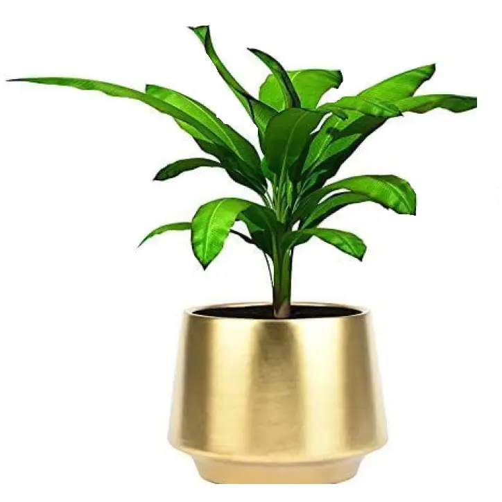 Simple Design Metal Planters for Garden Home Decorative Plant Flower Pot Luxury Floor Planter Made by India