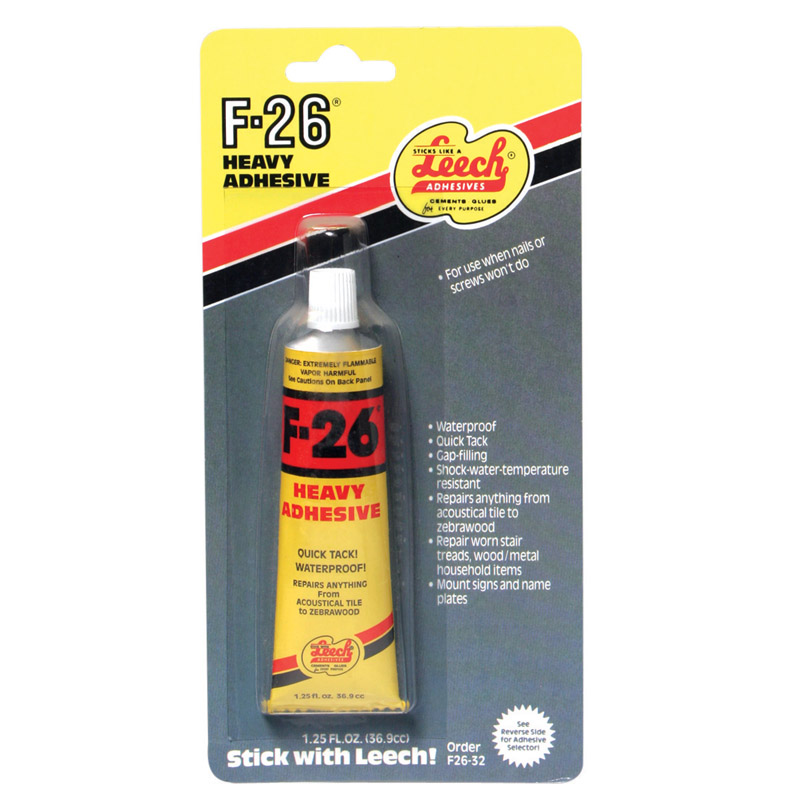 F-26 High Strength Gel Heavy Duty Adhesive 1.25 oz