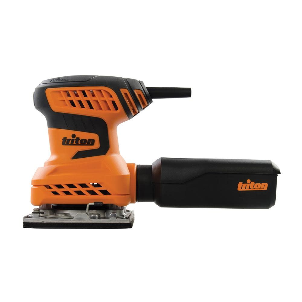 Triton 200W Orbital Sander with 1/4 Sheet Sanding Pad ;