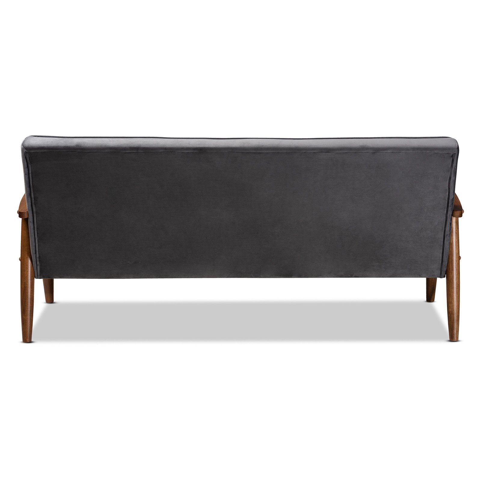 Baxton Studio Sorrento Velvet Tufted Sofa