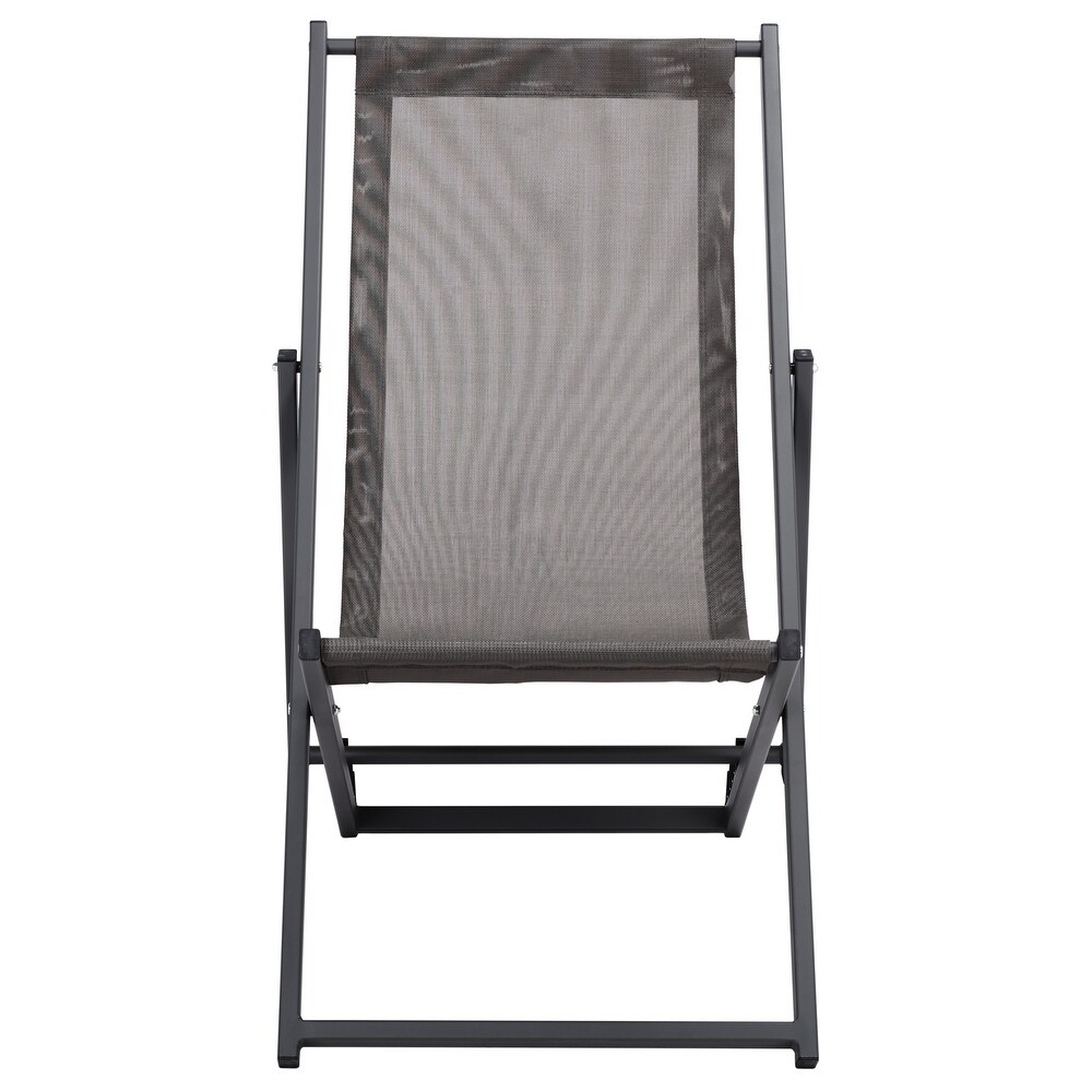 SAFAVIEH Outdoor Breslin Set Of 2 Sling Chairs   36\