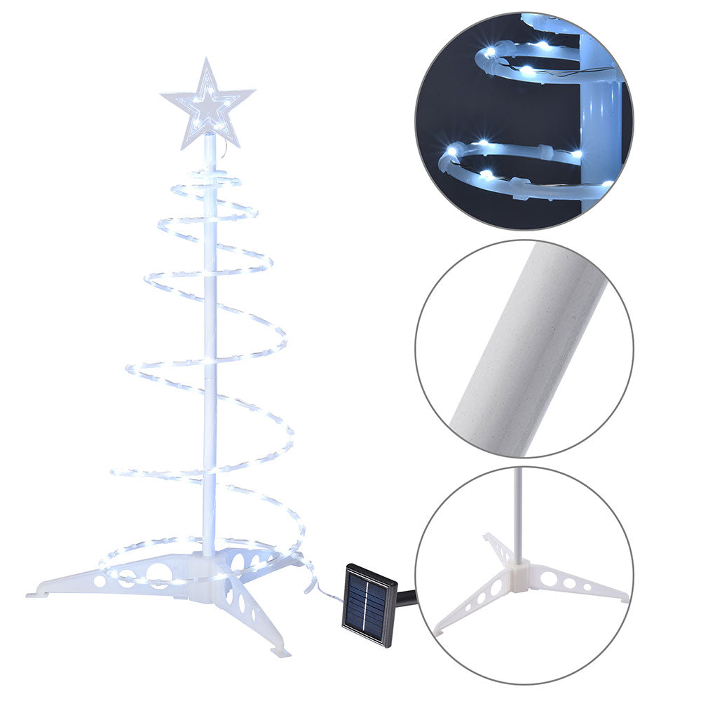 Yescom 2' Pre-Lit Spiral Christmas Tree Solar Operated