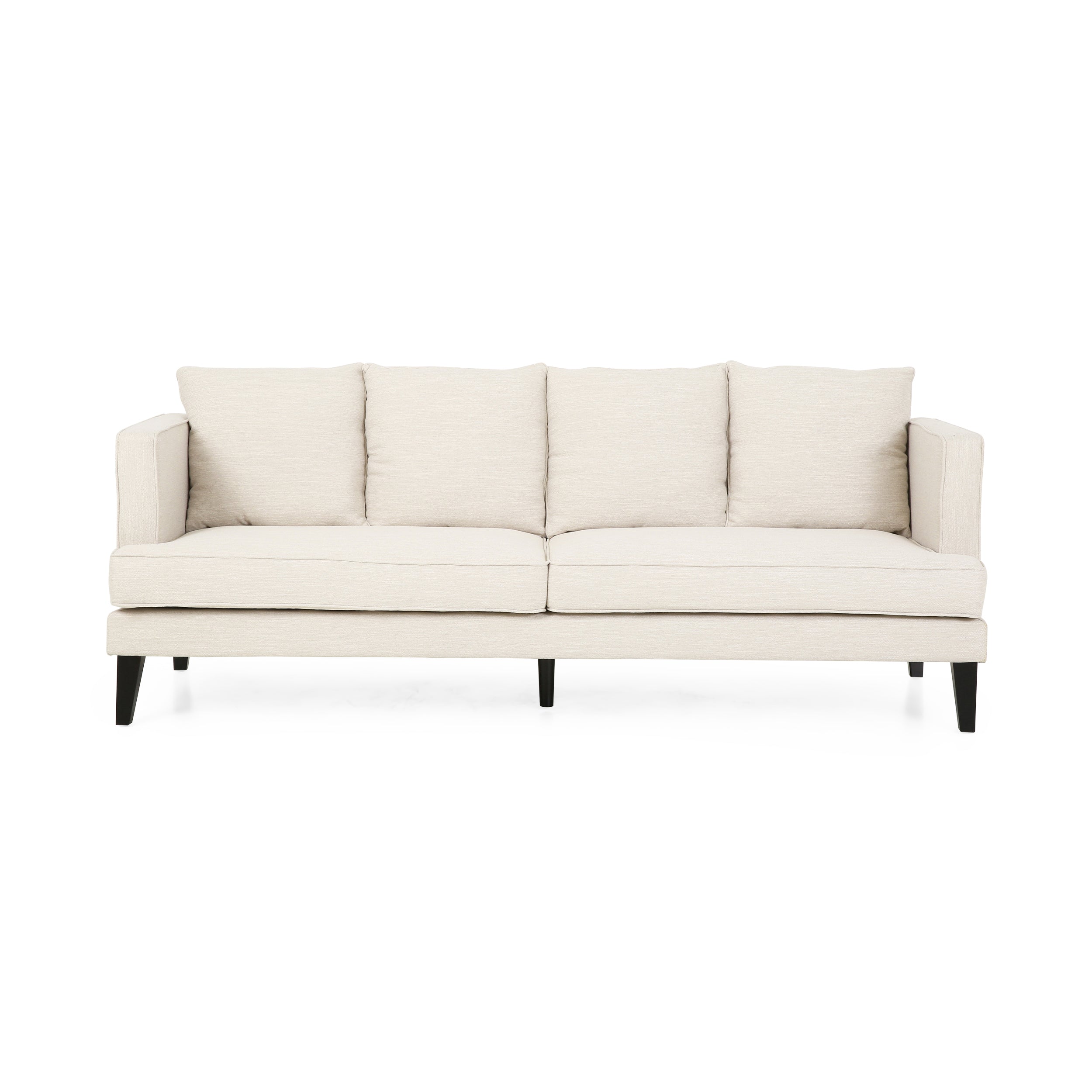 Nimsi Contemporary 3 Seater Fabric Sofa