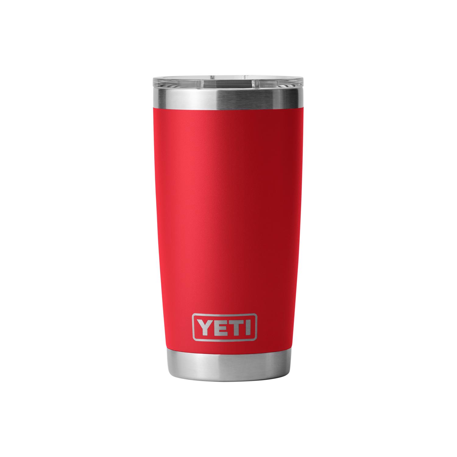 YETI Rambler 20 oz Rescue Red BPA Free Tumbler with MagSlider Lid