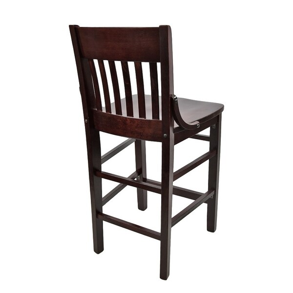 Beech Wood Library Counter Stool