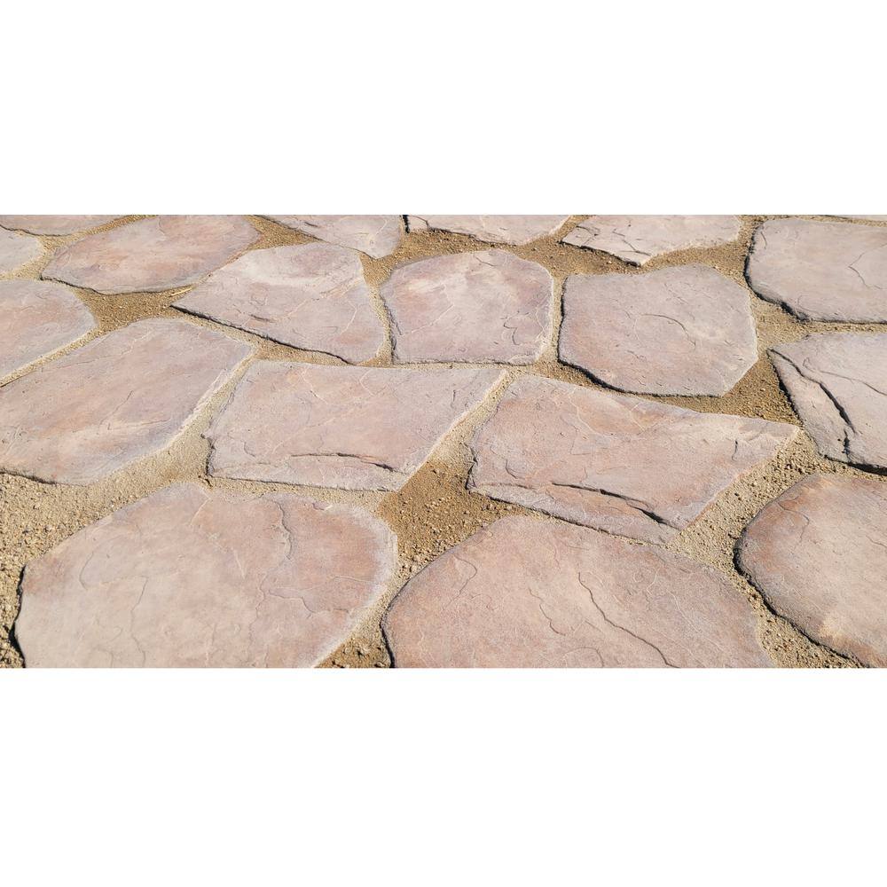 Classic Stone Earth Irregular Concrete Stepping Stone Pathway Pack (32-Piece) 100085621