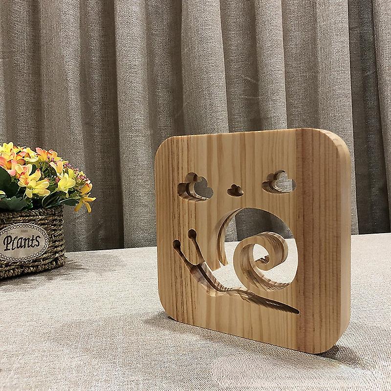 3d Wood Lamp Animal Children Night Light Decorative Led Light Ambient Lighting