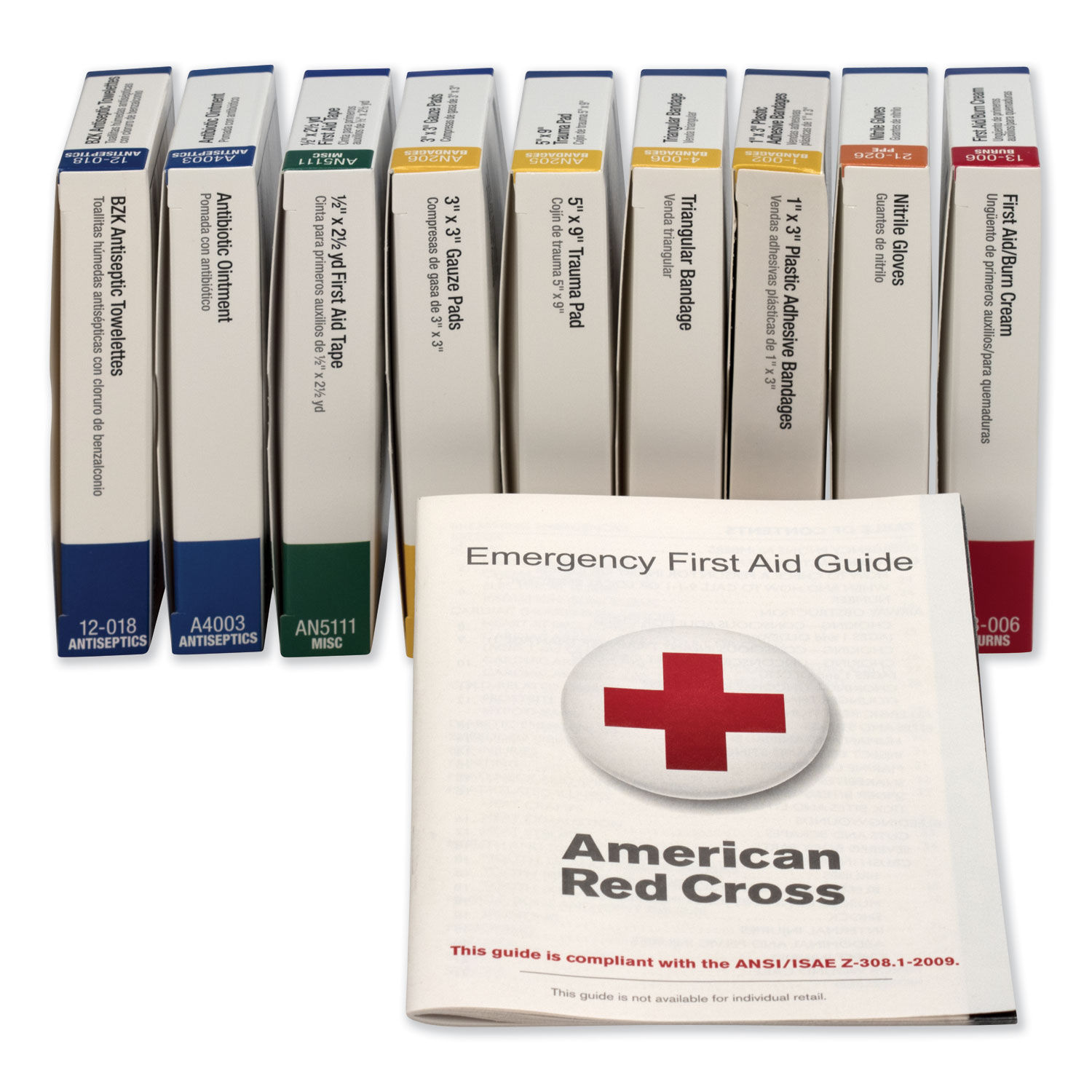 ANSI Compliant 10 Person First Aid Kit Refill by First Aid Onlyandtrade; FAO740010