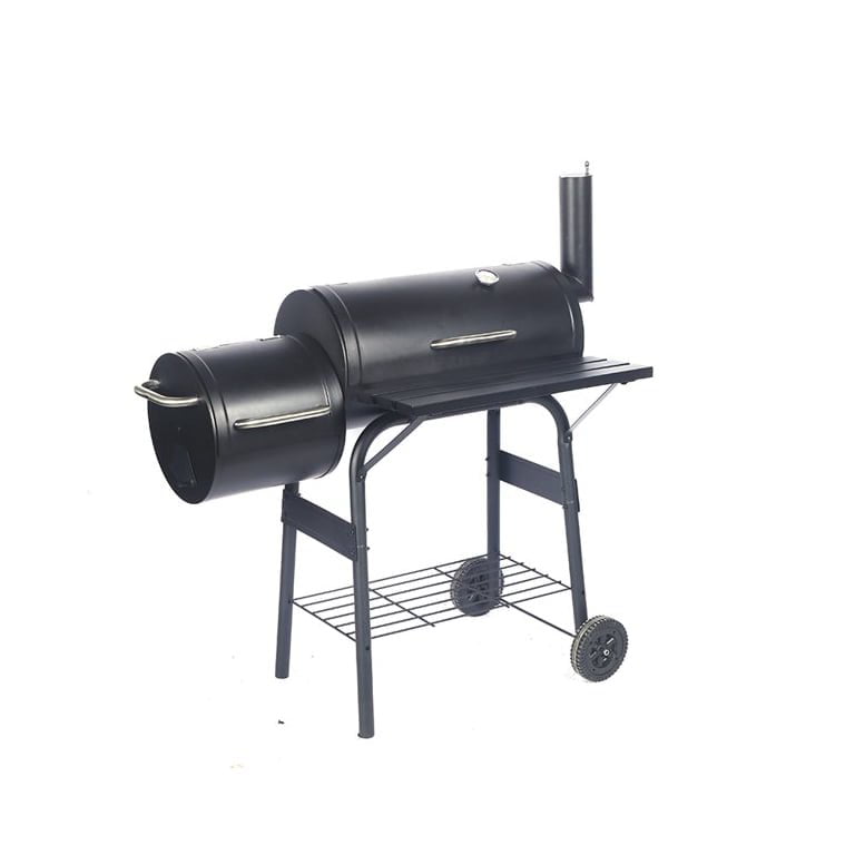 AEDILYS 27 inch Charcoal Barrel Grill with Offset Smoker