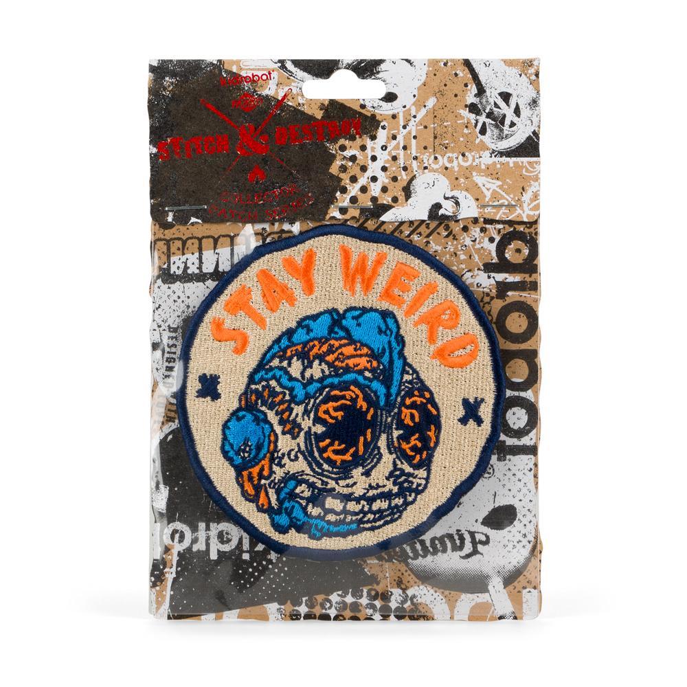 Kidrobot Stitch & Destroy Patch - Stay Weird