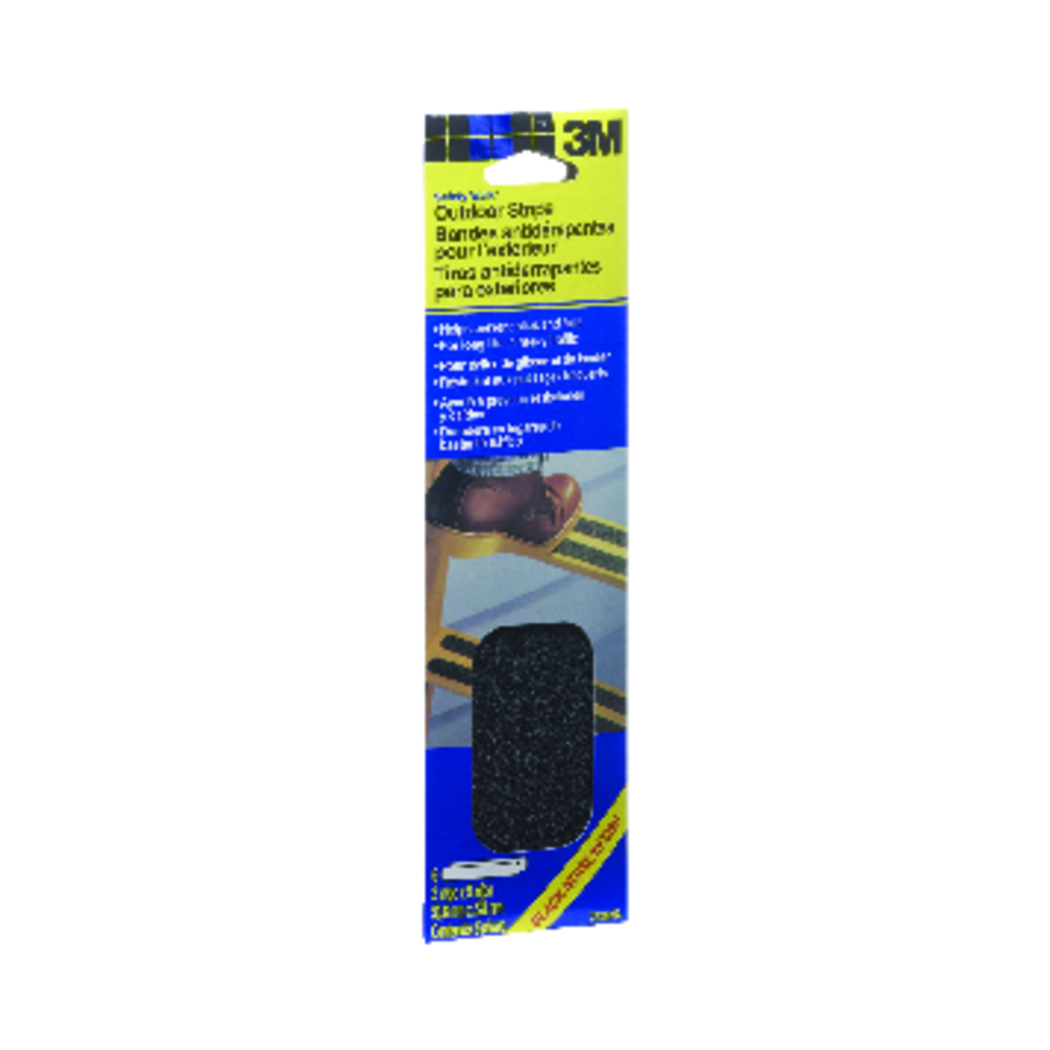 3M Safety-Walk Black Anti-Slip Tape 2 in. W X 9 in. L 6 pk