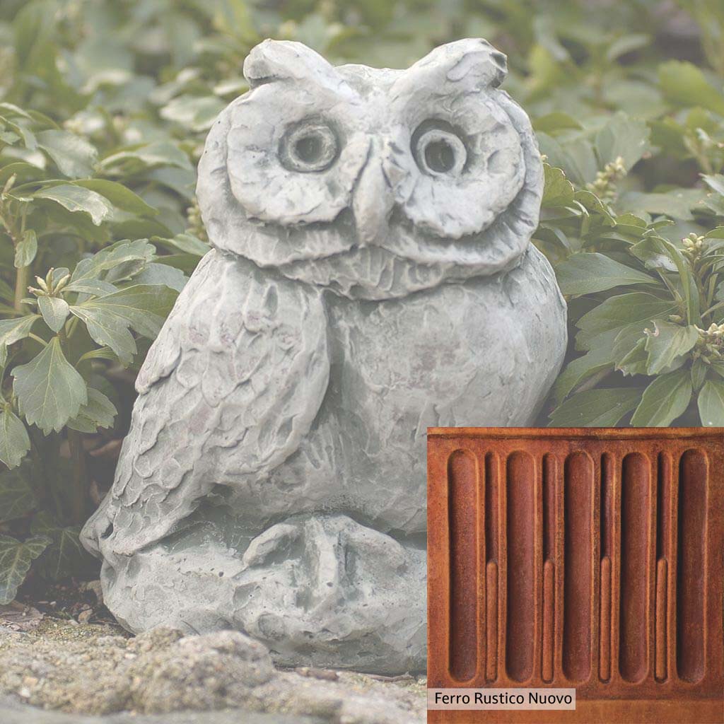 Campania International Merrie Little Owl Statue