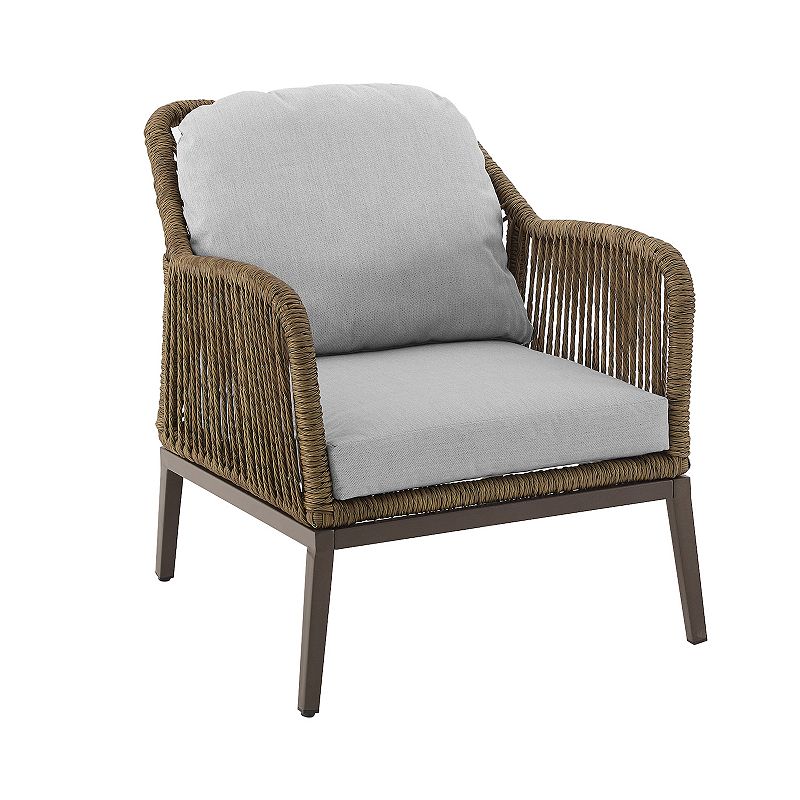 Crosley Haven Outdoor Wicker Arm Chair 2-Piece Set