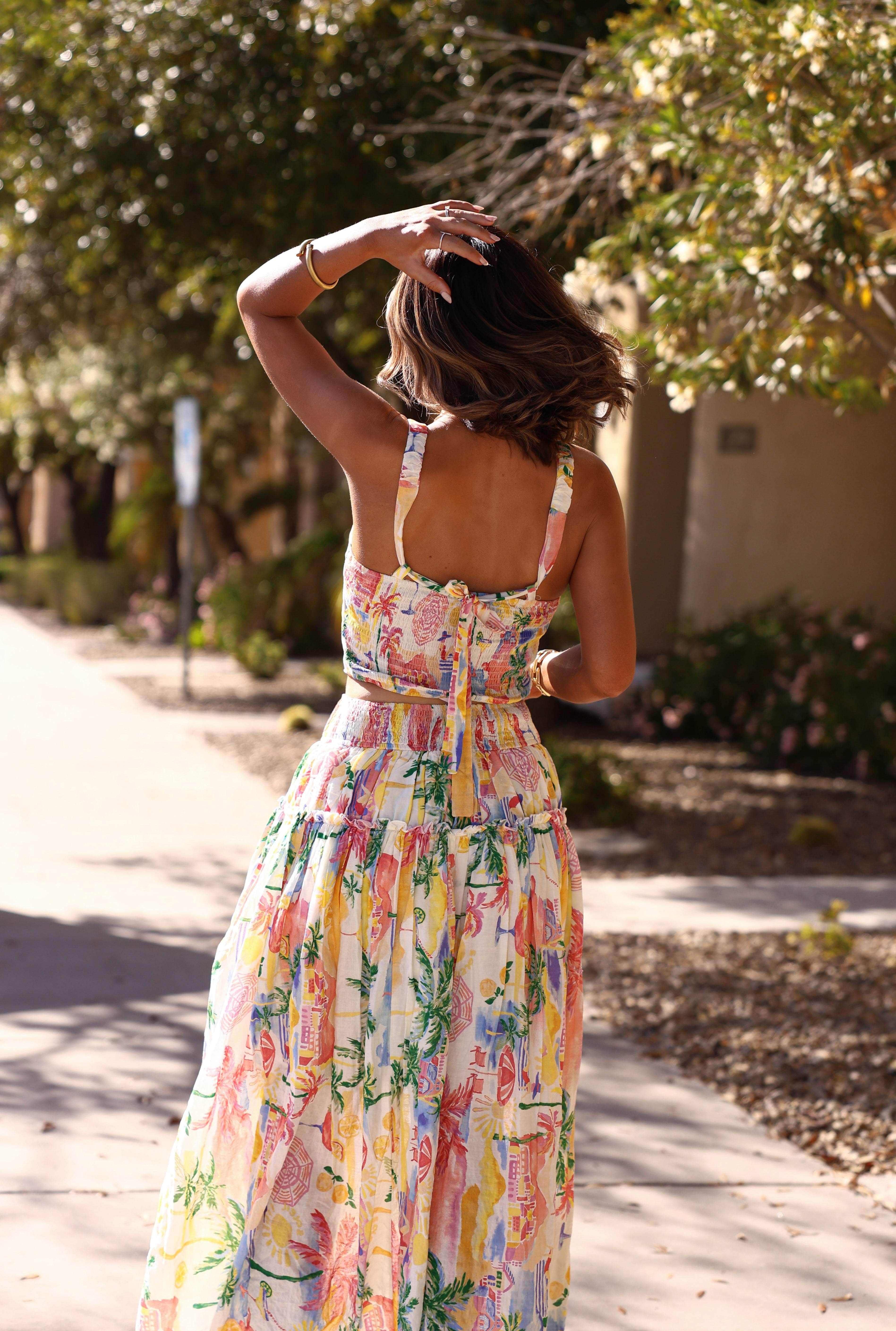 Painted Palms Top