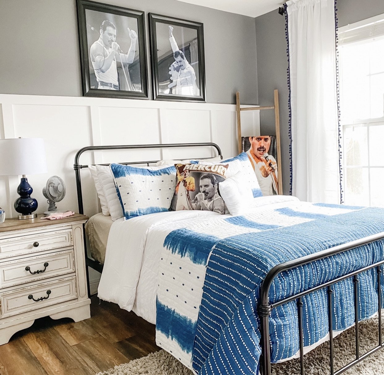 Bedding Bundle: Jane Shibori Quilt Set + Farmhouse Seersucker Comforter - King