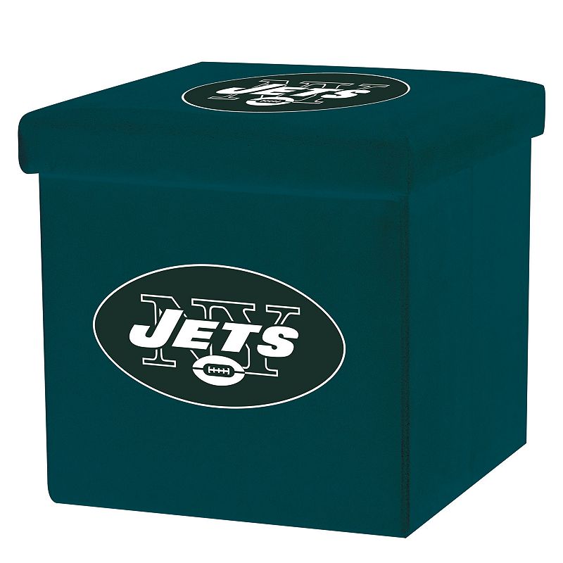 Franklin Sports New York Jets Storage Ottoman with Detachable Lid