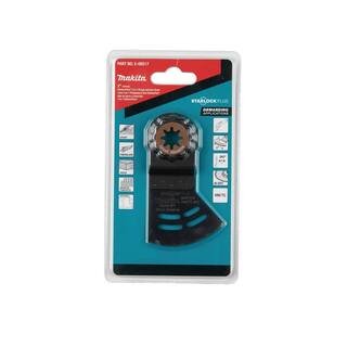 Makita StarlockPlus Oscillating Multi-Tool 2-in-1 Plunge and Saw Carbide Coated Rim 40 Grit Grout and Abrasive Blade E-08517