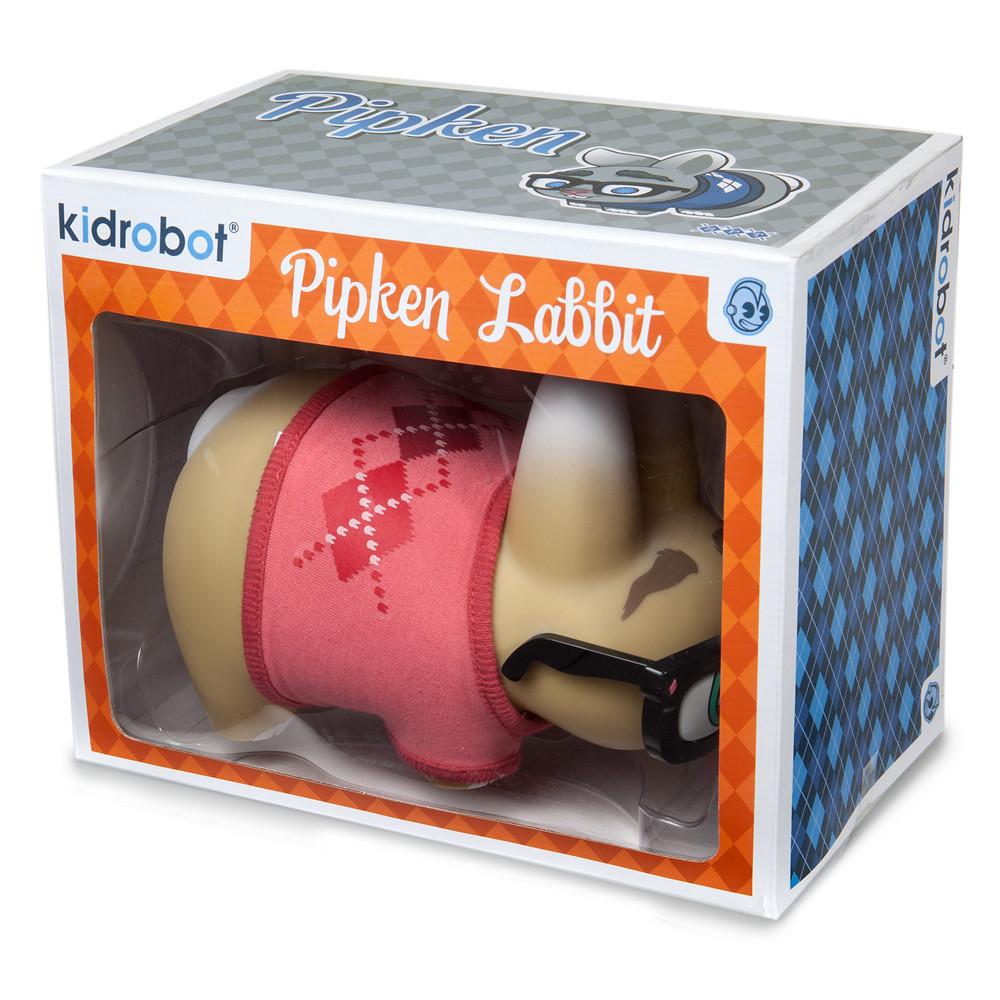 Pipken Preppy Labbit Art Figure by Scott Tolleson x Frank Kozik - Red Edition