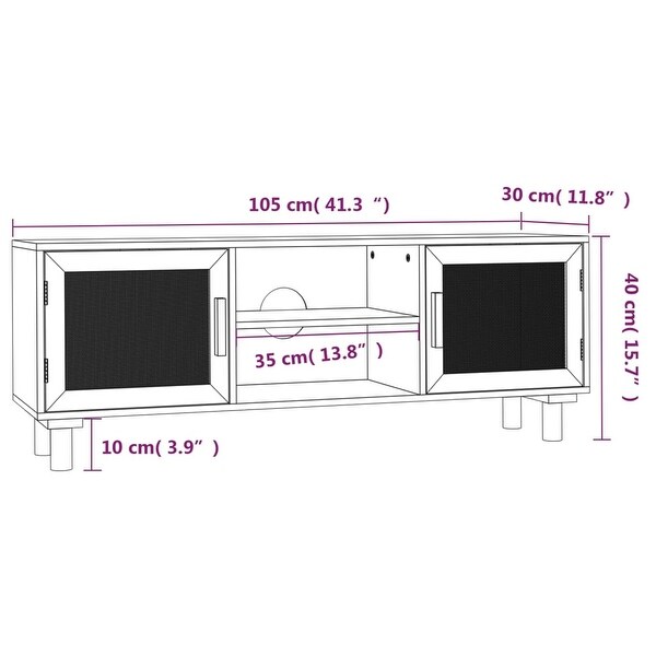 TV Cabinet White 41.3