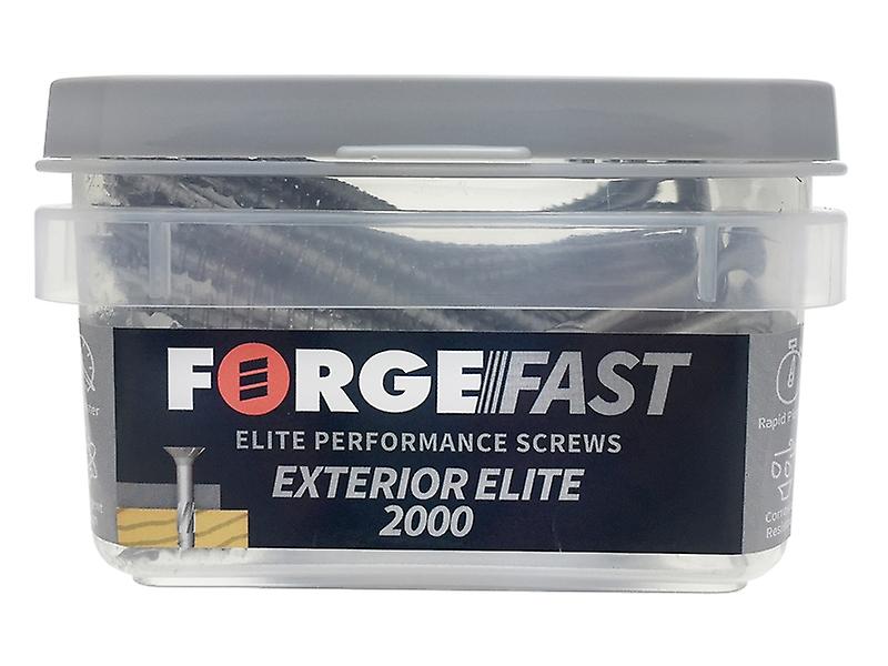 Forgefix FFE430ST ForgeFast Exterior Elite 2000 Pozi Compatible Wood Screw 4 x 3