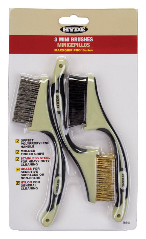 MINI BRUSH ASSRT 3PK