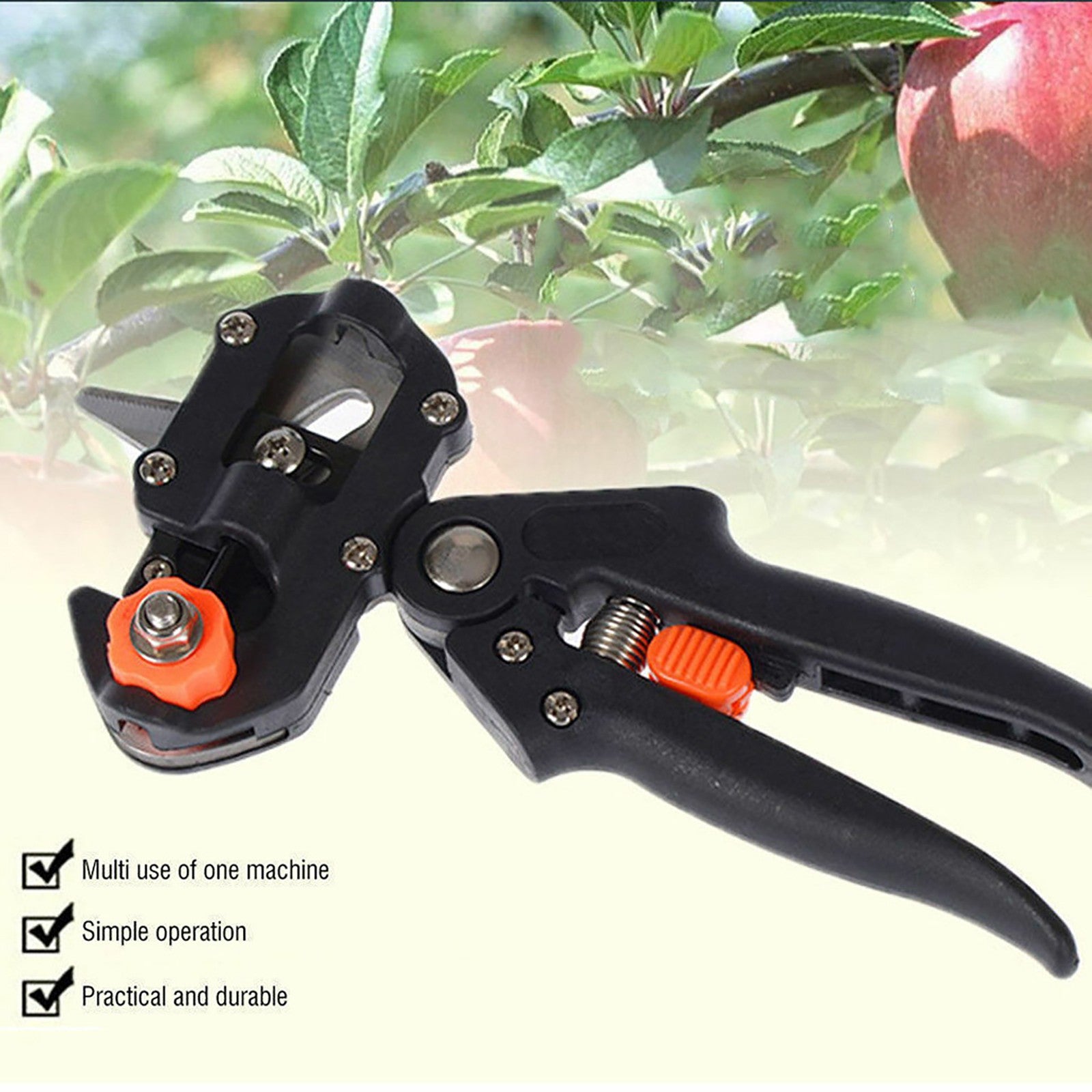 Garden Nursery Fruit Tree Pruning Shears Scissor Grafting Cutting Tools Sets Garden Field Supplies