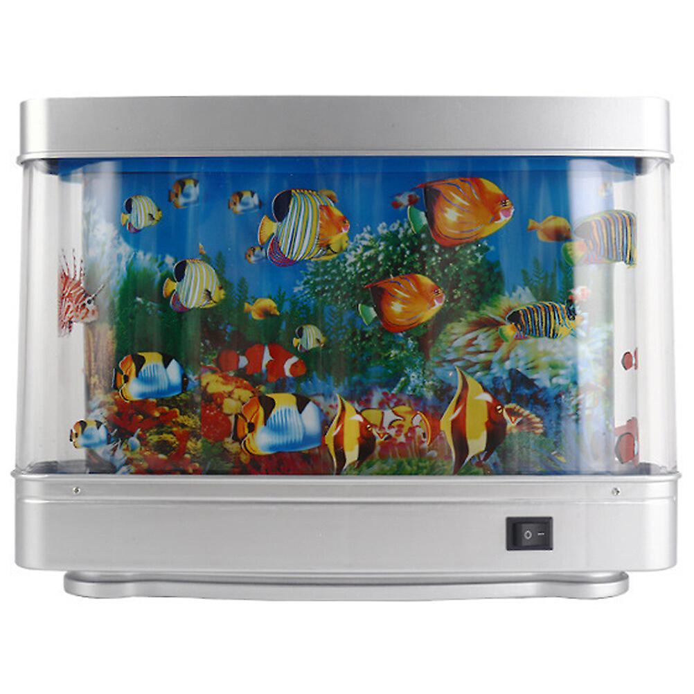 Artificial Fish Lamp Decorative Aquarium Lamp Aquarium Tank Lamp For Home Decoration (us Plug)