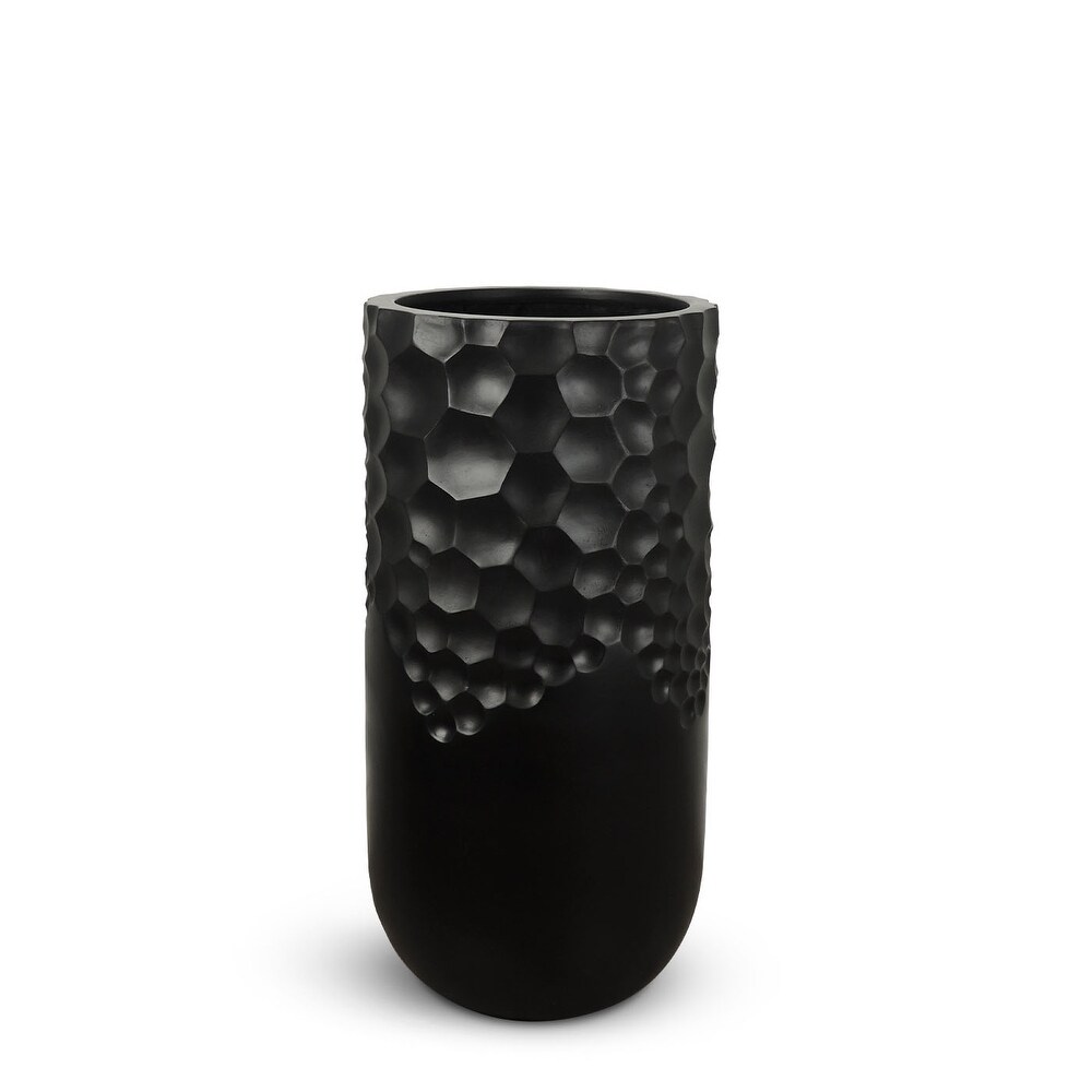 Bubble Planter in Black Matte Finish 36\