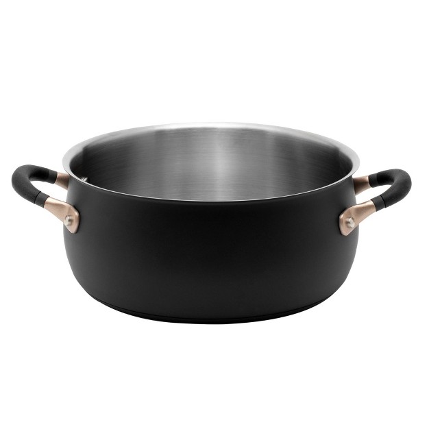 Meyer Accent Series 5qt Stainless Steel Induction Dutch Oven Matte Black