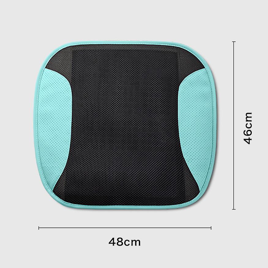 3d Spacer Summer Breathable Ice Silk Usb Electric Cooling Car Home Seat Pad Cushion Built-in Air Ventilated Fans For All Chair