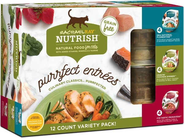 Rachael Ray Nutrish Purrfect Entrees Grain-Free Variety Pack Wet Cat Food