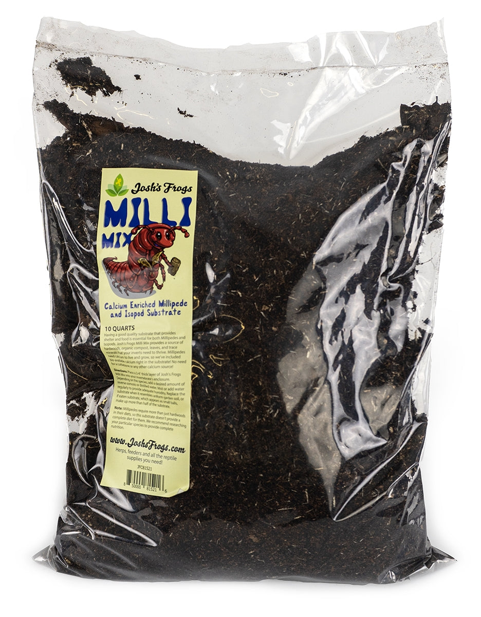 Josh's Frogs Milli Mix Calcium Enriched Millipede and Isopod Substrate (10 quart)