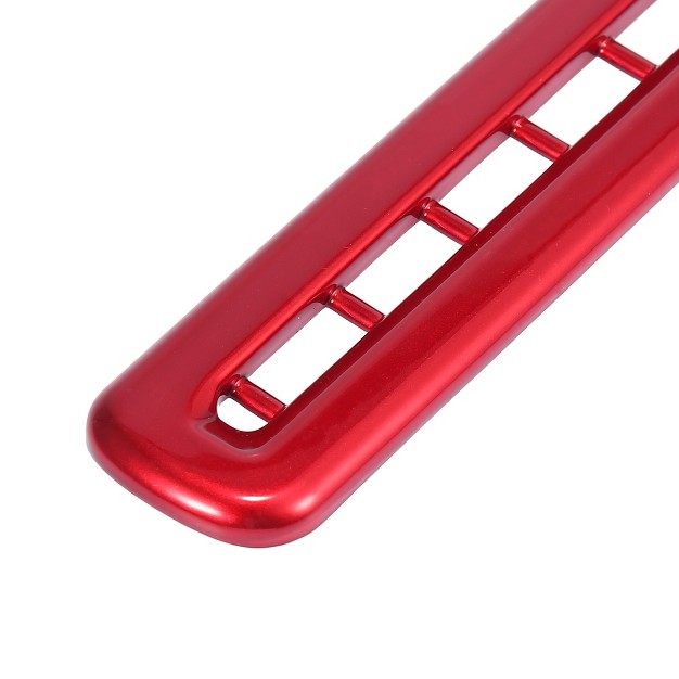 Unique Bargains Door Ac Outlet Vent Decor Cover Trim For Dodge Challenger 2015 2019 Red 2pcs