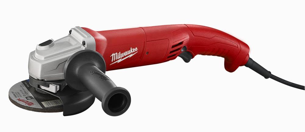 Milwaukee 11 Amp 5 in. Small Angle Grinder Trigger Grip AC/DC No Lock 6121-31A from Milwaukee