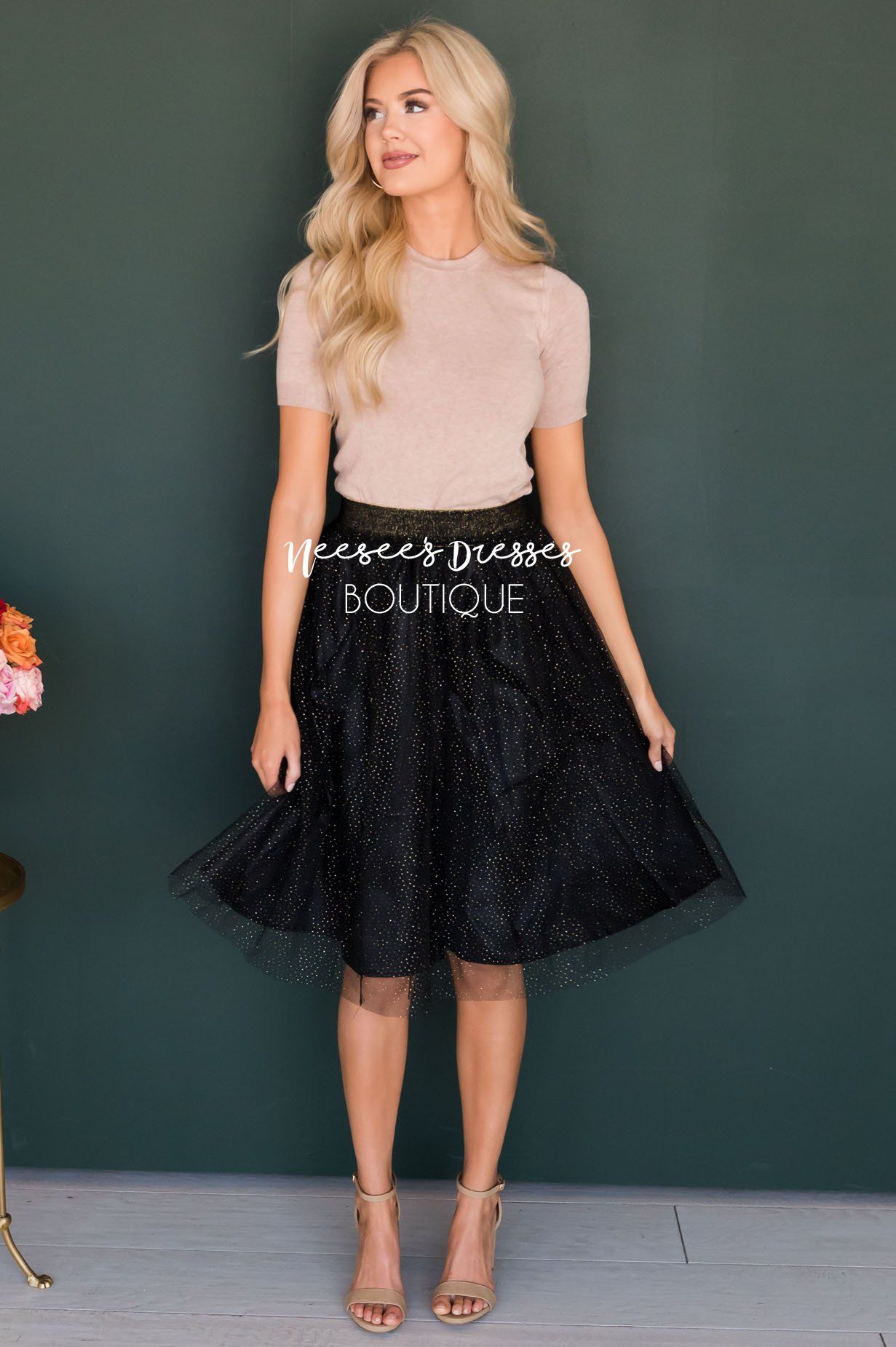 Dazzled Up Tulle Skirt