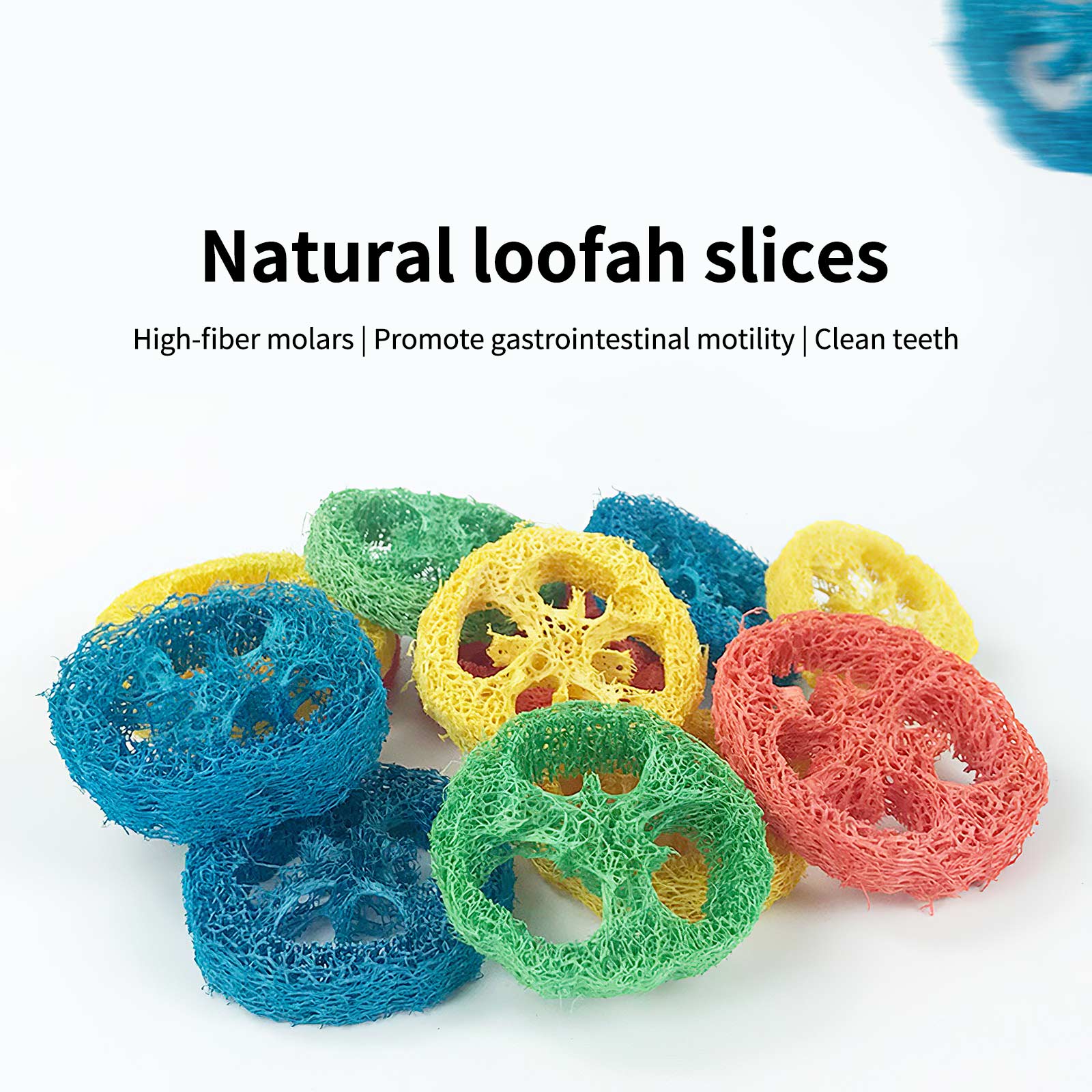 14pcs Bunny Chew Toys Natural Small Animals Teeth Toys Healthy Teeth Grinding Toy Set for Rabbit Hamster Gerbil Squirrel