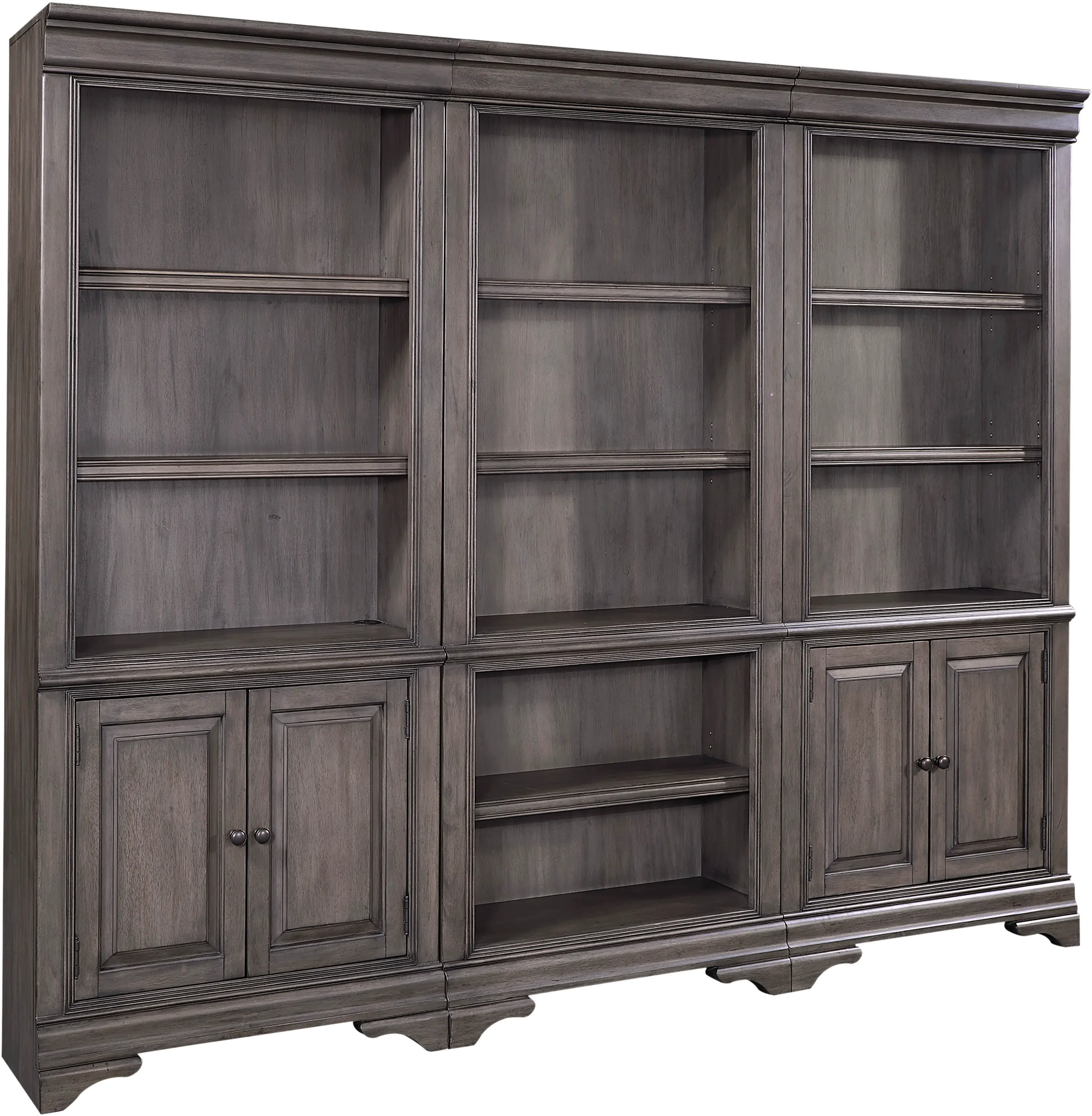 Sinclair Ash Gray Bookcase