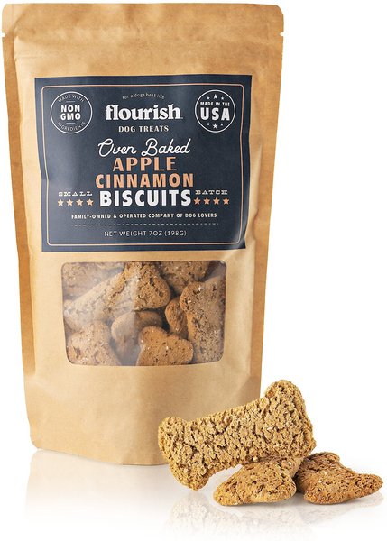 Flourish Apple Cinnimon Biscuit Dog Treats