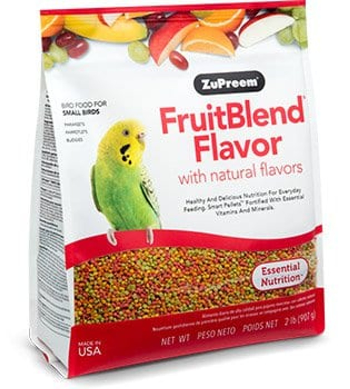 ZuPreem FruitBlend Flavor for Small Birds， 2lb