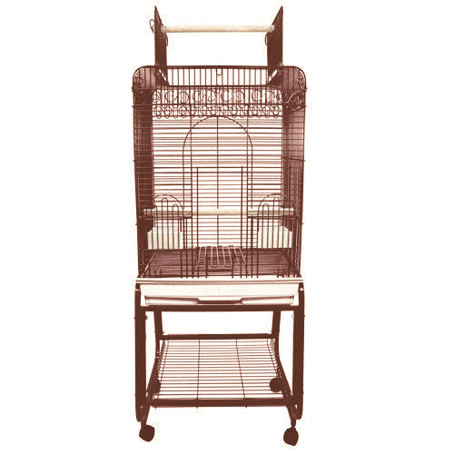 Kings Cages SLT 102 Small Parrot Cage 55X22X16 (Coppertone)