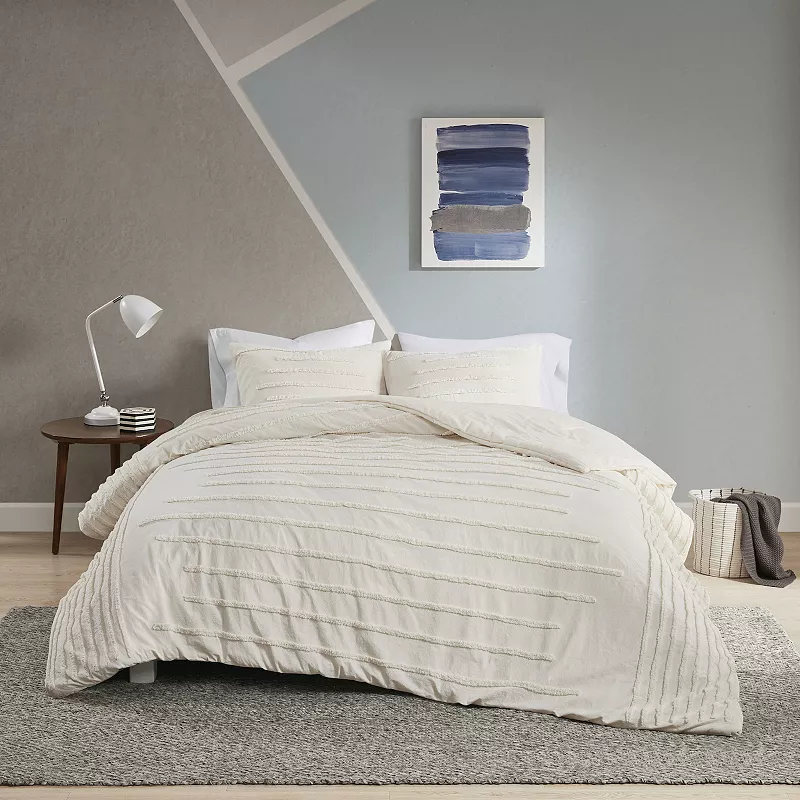 Urban Habitat Camden 3-piece Cotton Chenille Comforter Set