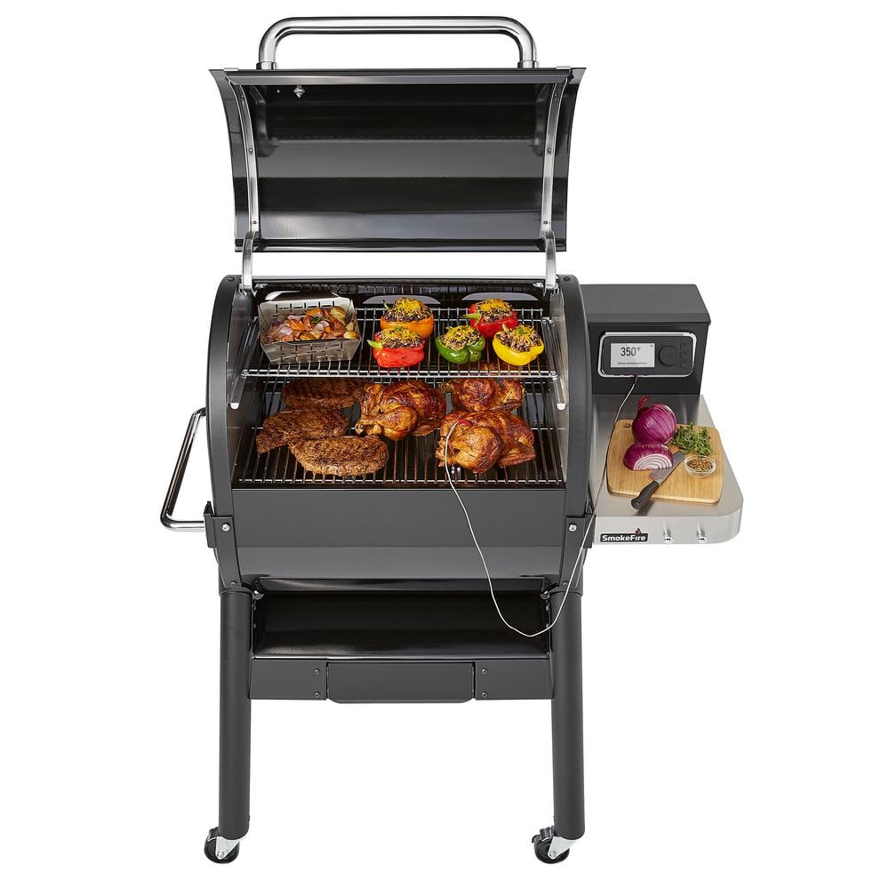 Weber SmokeFire EX4 Wood Fired Pellet Smart Grill in Black (2nd Gen) 22510201