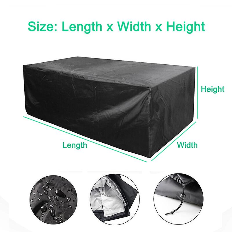 Born Pretty 190t 210d Patio Waterproof Cover Outdoor Garden Furniture Covers Rain Snow Chair Covers For Sofa Table Chair Dust Proof Cover