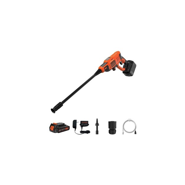 Black amp Decker Bcpw350c1 20v Max Lithium ion 350 Psi Cordless Power Cleaner Kit 1 5 Ah