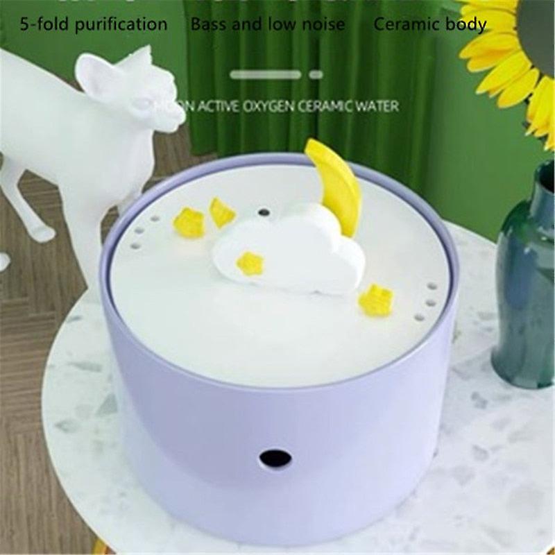 Indoor decor ceramic pet water fountain