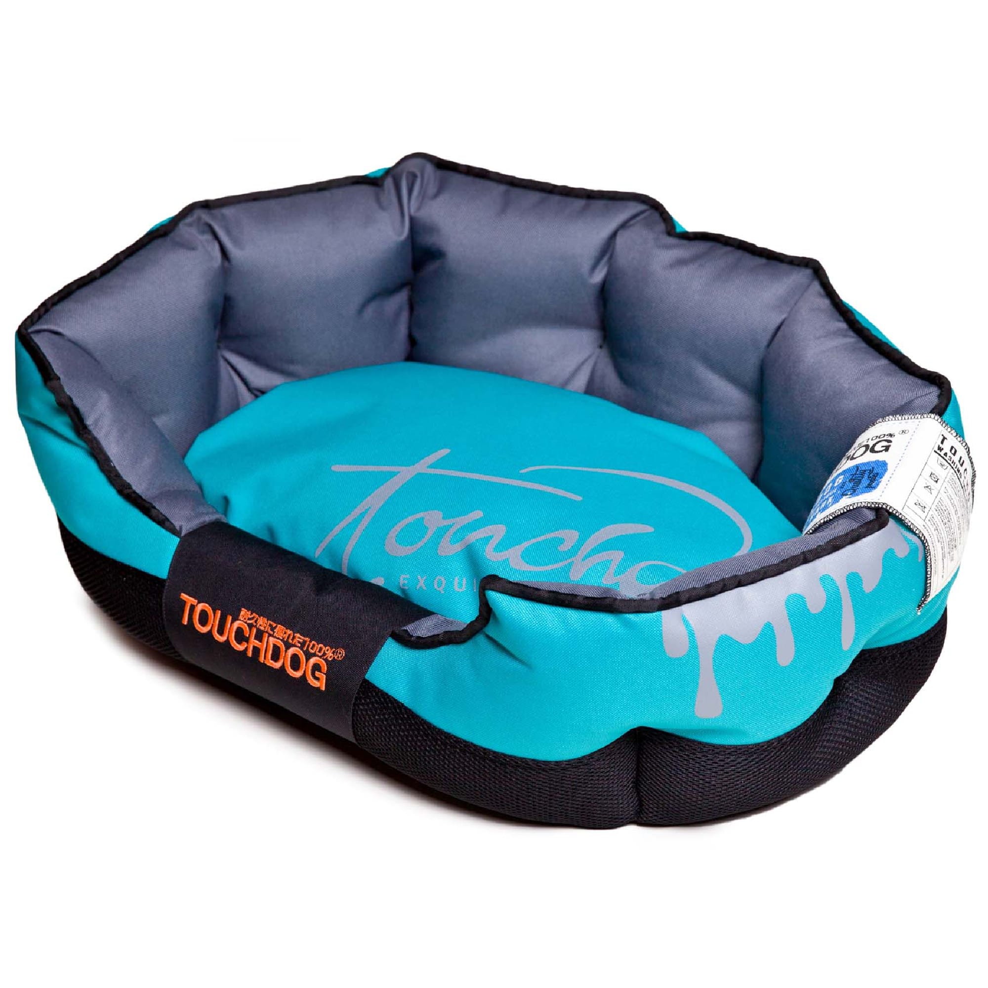 TOUCHDOG Performance-Max Sporty Comfort Cushioned Dog Bed， 25.6