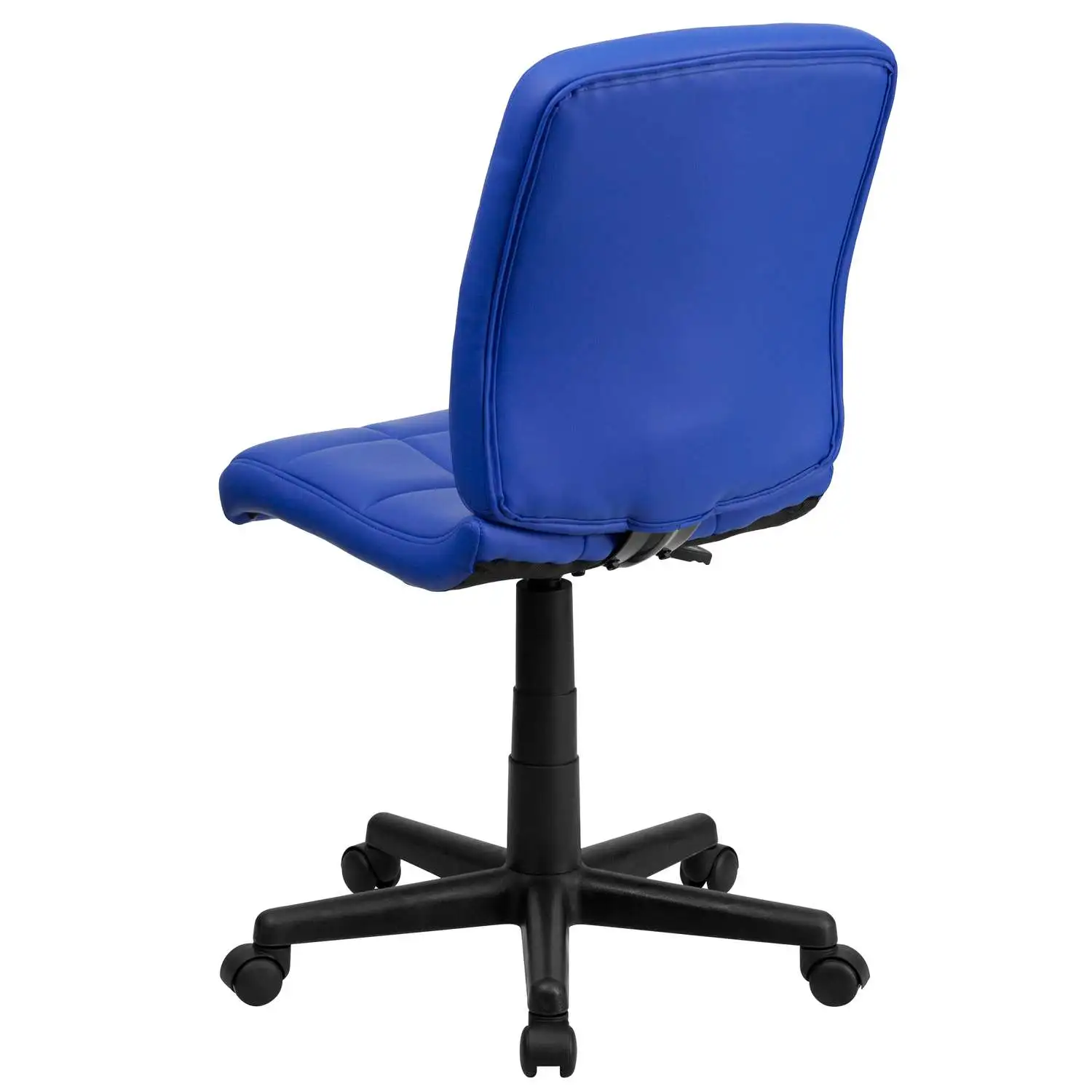 Blue Vinyl Office Chair