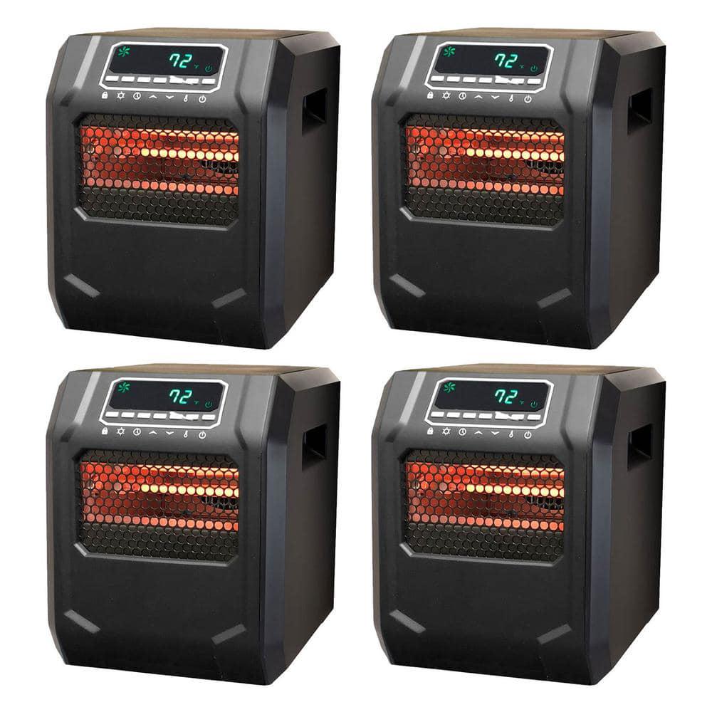 Lifesmart 4Element Quartz Infrared Electric Large Room Space Heater