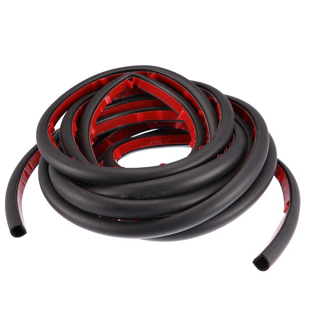 Unique Bargains 5m 16 4ft Universal Car Door D Shape Rubber Weather Waterproof Seal Strip